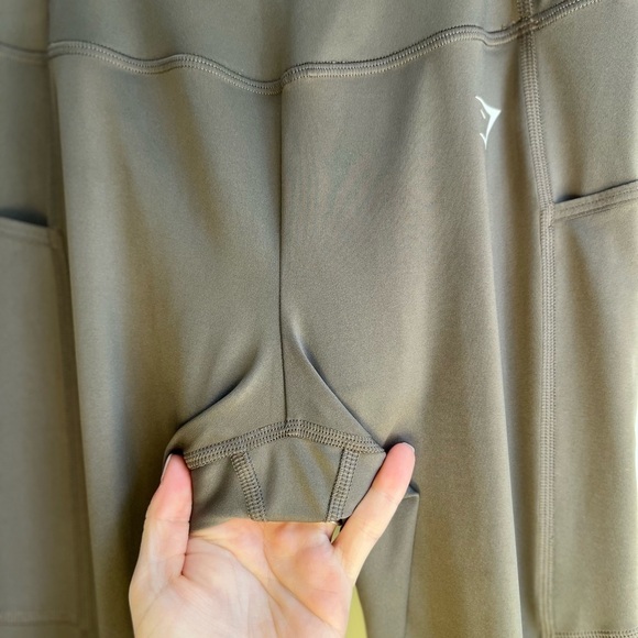 Women’s Gymshark Archive Brown High Rise Pocketed Leggings Size XS - Picture 12 of 14
